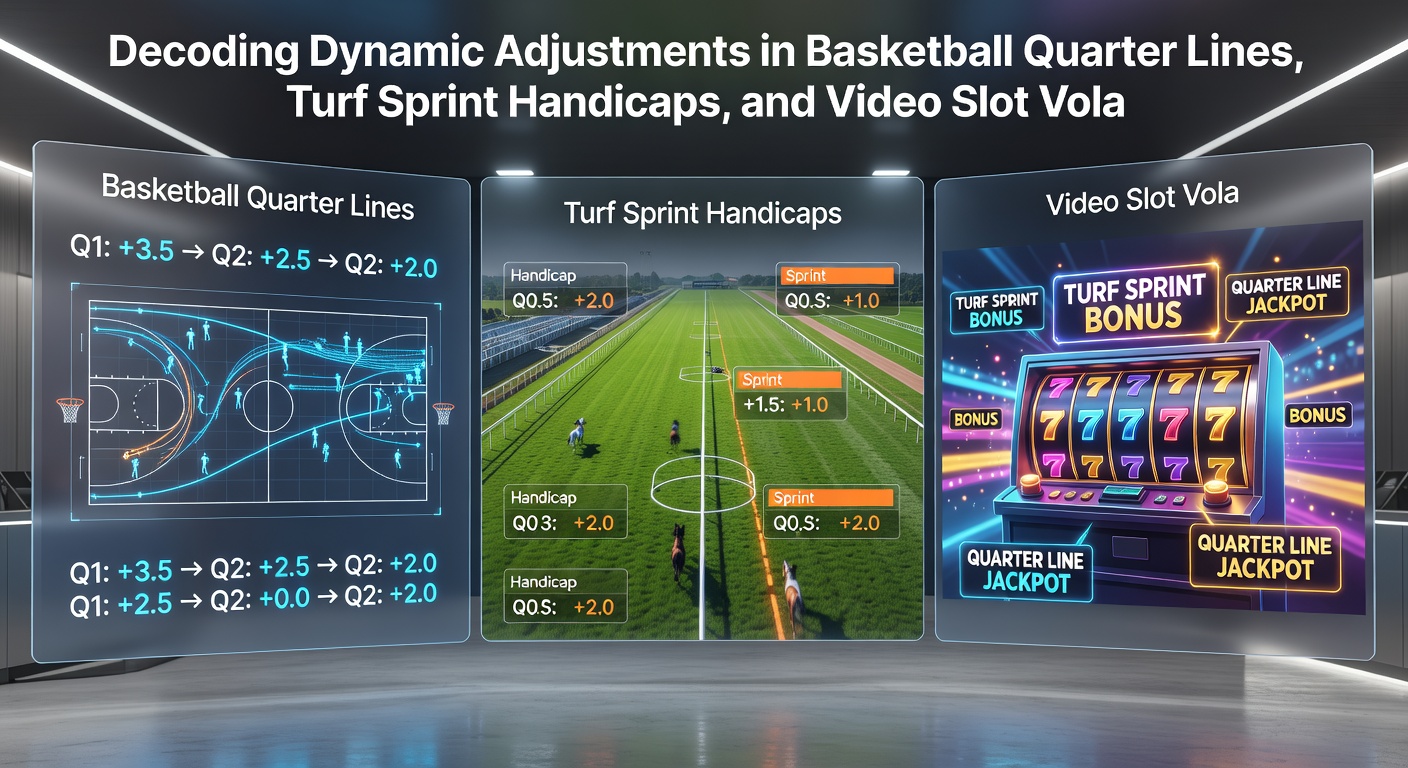 Turf racing track conditions and slot volatility graphs side by side