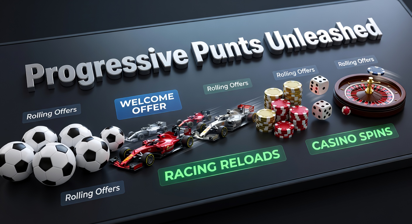Visual breakdown of a progressive betting chain starting with soccer welcome bonuses flowing into horse racing reloads and culminating in casino spins