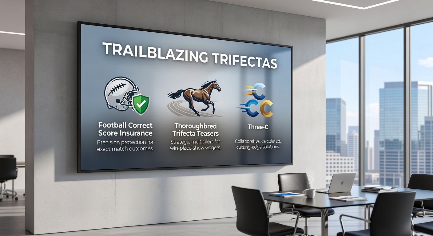 Close-up of a bookmaker app displaying trifecta teaser odds next to a three-card poker table with pair plus bet highlighted